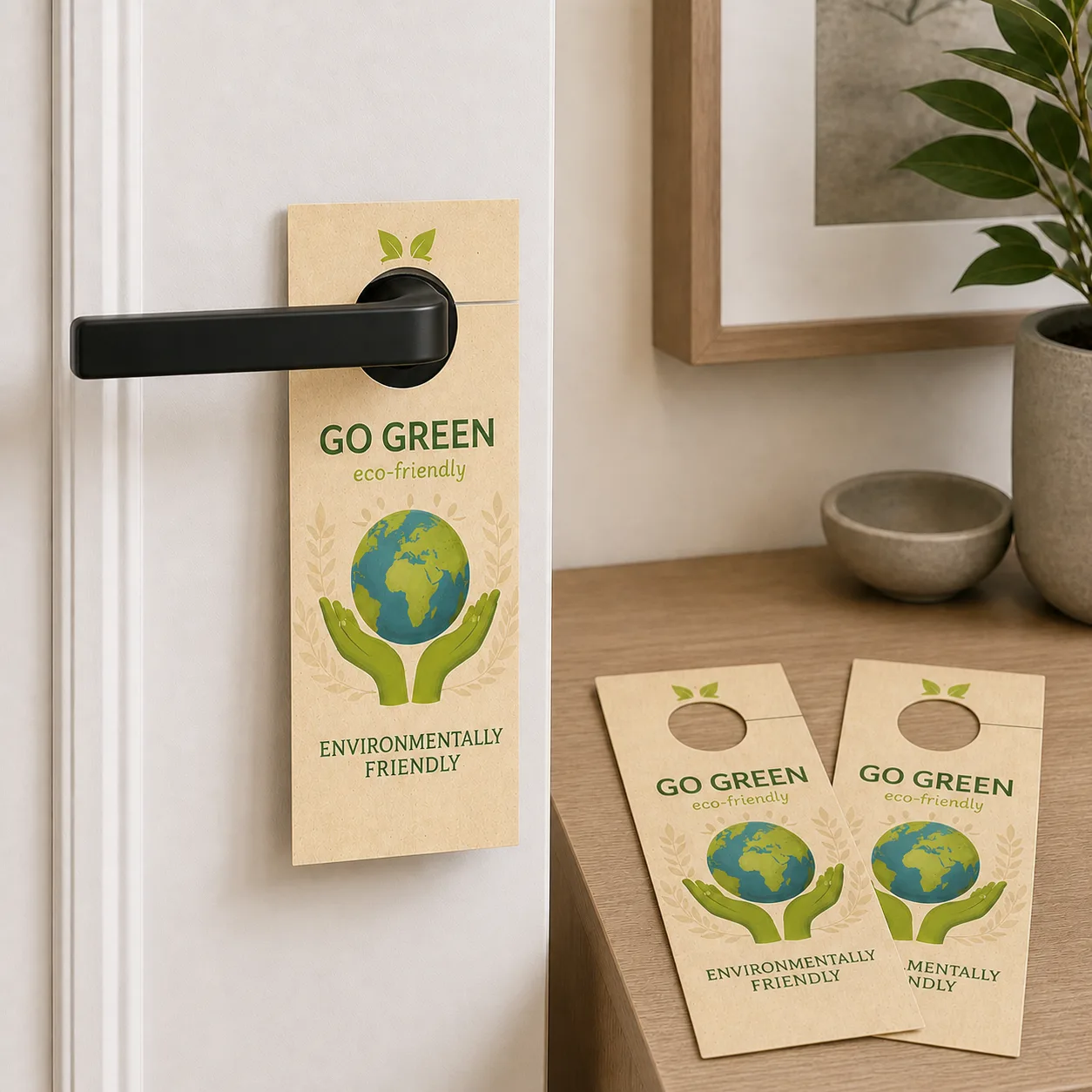 Uncoated Enviro Door Hangers