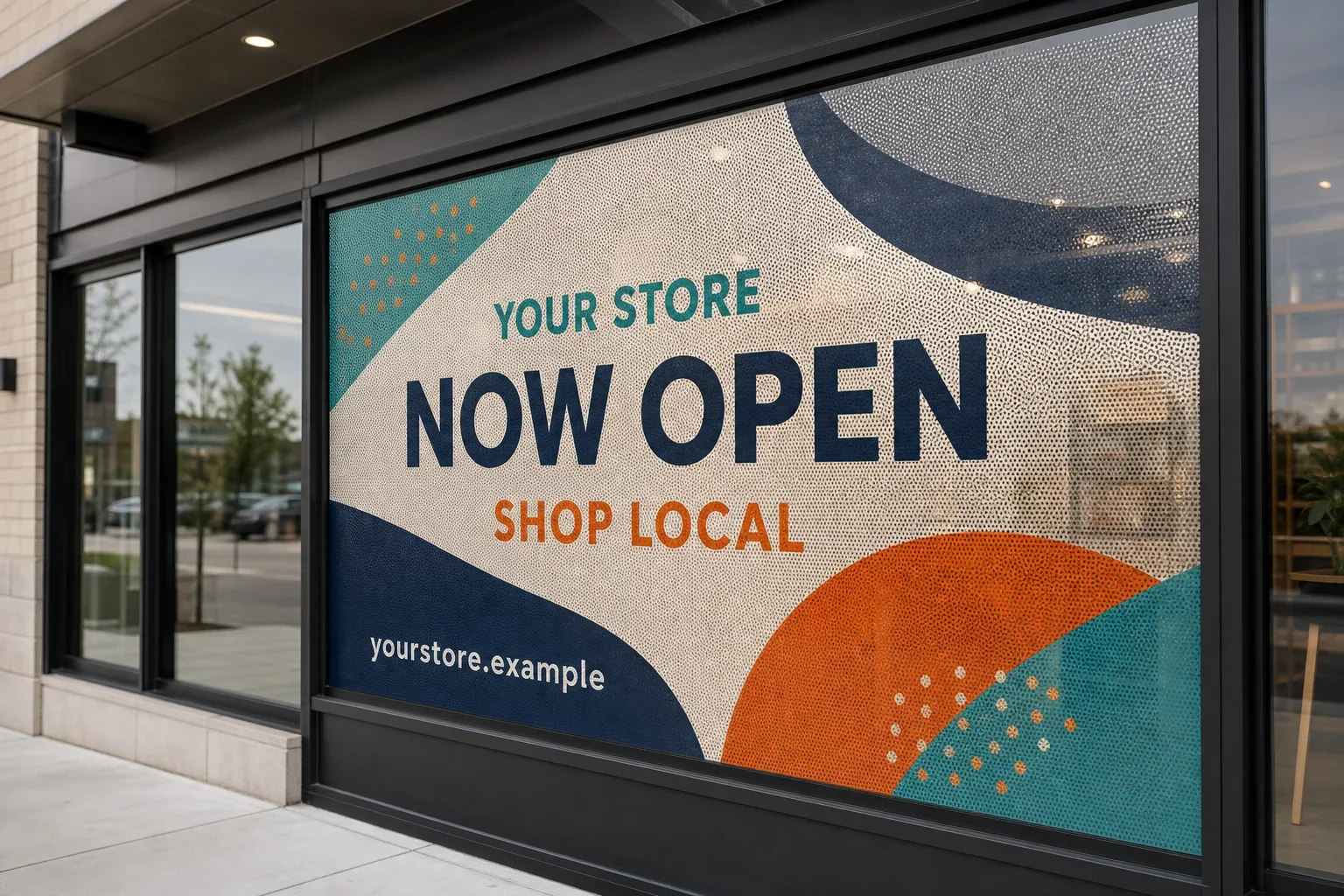 Perforated Window Graphics