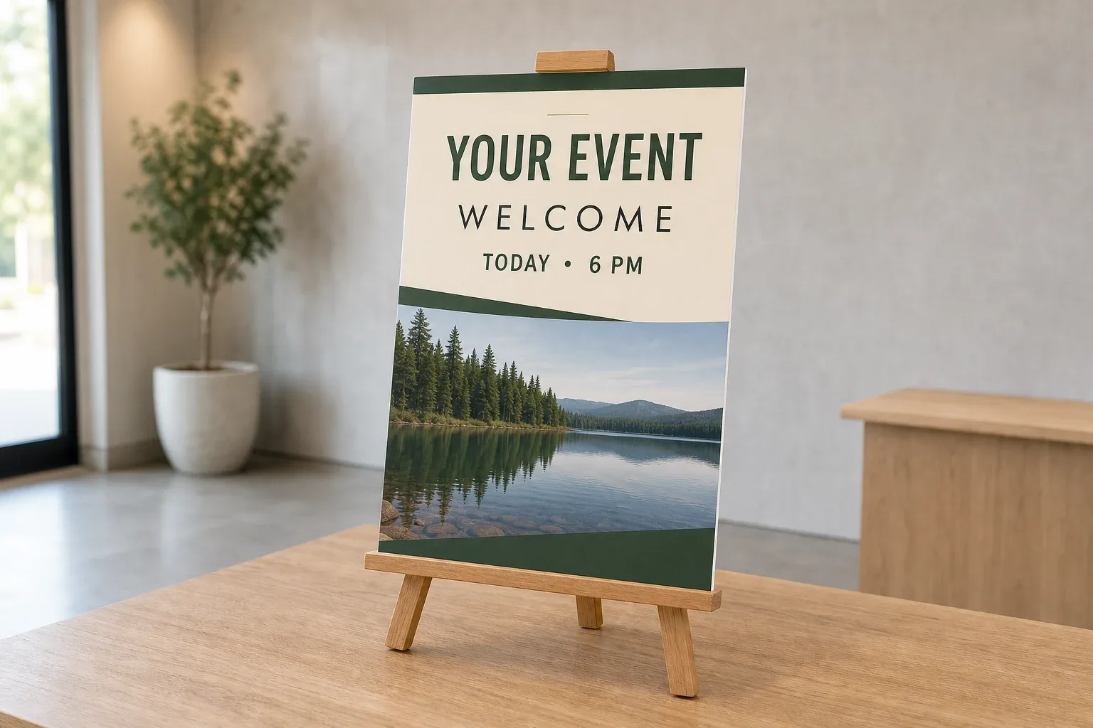 Foam Board Sign