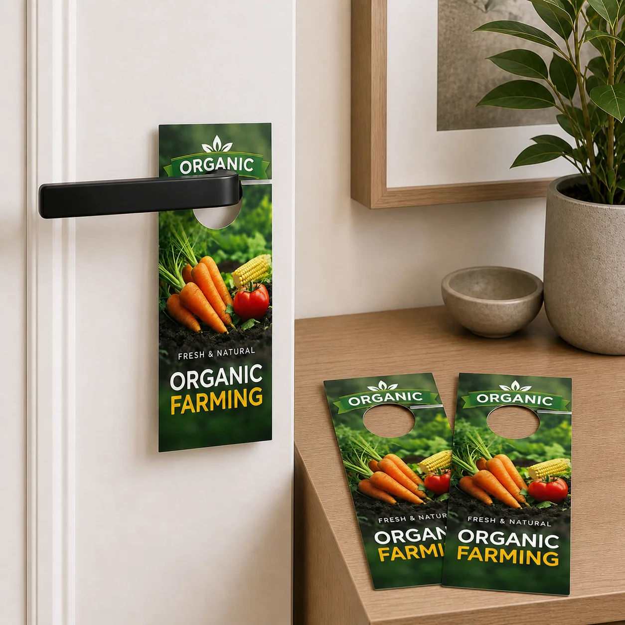 Matte Door Hangers