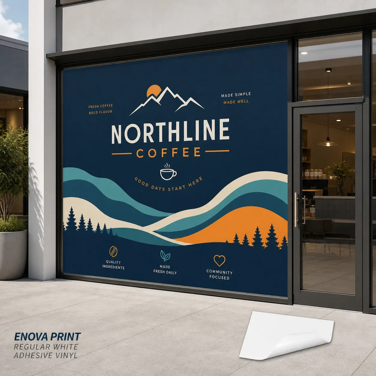 Regular White Adhesive Vinyl