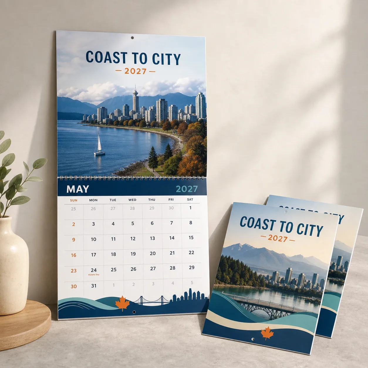 100 lb Gloss Wall Calendars