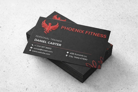Raised Business Cards