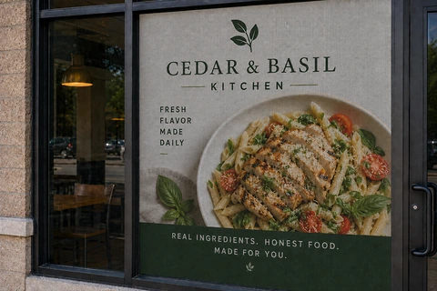 Perforated Window Graphics
