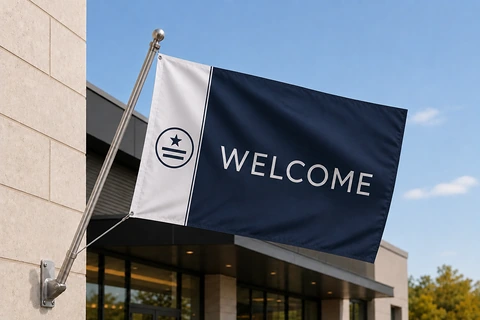 Custom Rectangular Flags