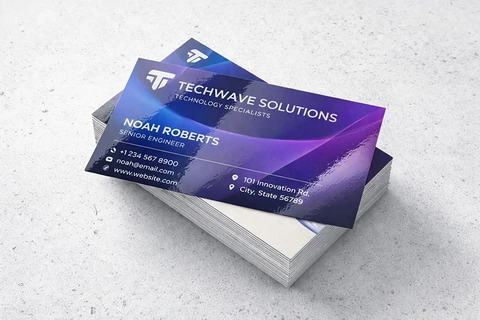 High Gloss Business Cards