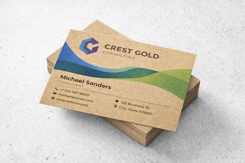 Kraft Paper Business Cards