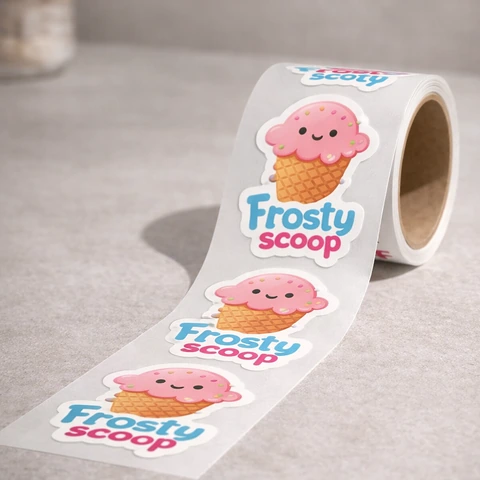 Custom Shape Roll Labels