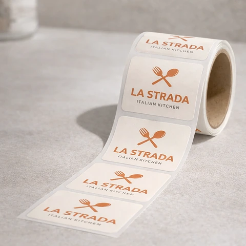 Square Roll Labels